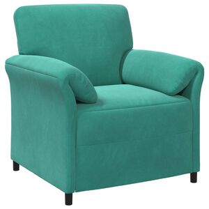 vidaXL Sof&aacute; de una plaza Tuquesa 88 x 83 x 95 cm Terciopelo