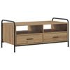 vidaXL Mesa de centro Roble artisan 99,5 x 49 x 46 cm