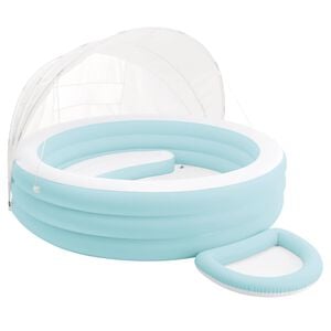 INTEX Flotador Lounge de Piscina con Toldito 277 x 221 x 137 cm para