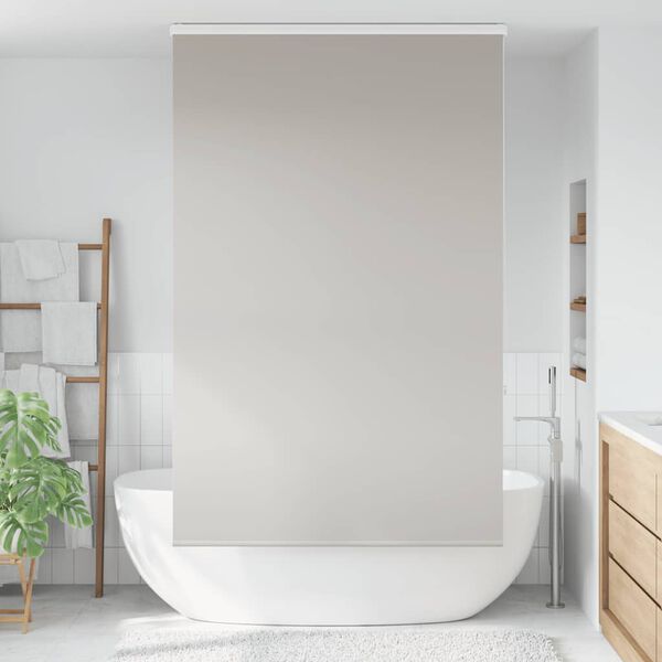 vidaXL Estor enrollable para ducha con casete 120x240cm tela ancho