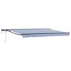 vidaXL Armaz&oacute;n de toldo manual con LEDs 4 x 2 m