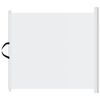 vidaXL Puerta retr&aacute;ctil para mascotas blanca 102,5x125 cm