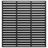 vidaXL Panel de valla de WPC negro 180x180 cm