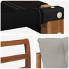 vidaXL Conjunto de sof&aacute;s de exterior 6 pcs Gris Natural y Claro