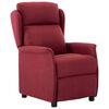 vidaXL Sill&oacute;n reclinable Rojo vino 66.5 x 94 x 101.5 cm Poli&eacute;ster