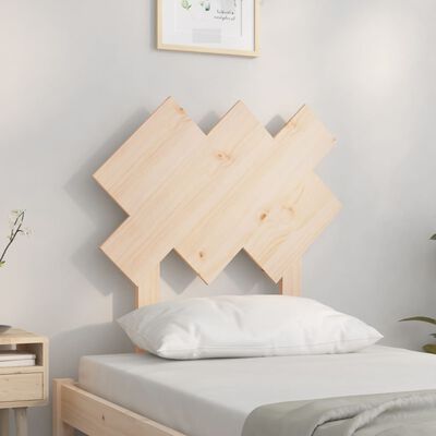 vidaXL Cabecero de cama madera maciza de pino 72,5x3x81 cm