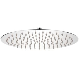 vidaXL Cabezal de ducha redondo efecto lluvia acero inoxidable 30 cm