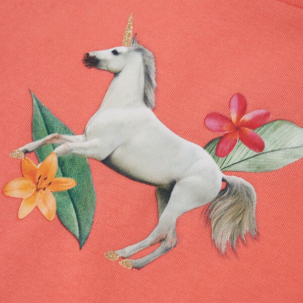 Camiseta infantil de manga corta coral 92