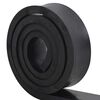 vidaXL Borde de goma para quitanieves negro 300x8x2 cm