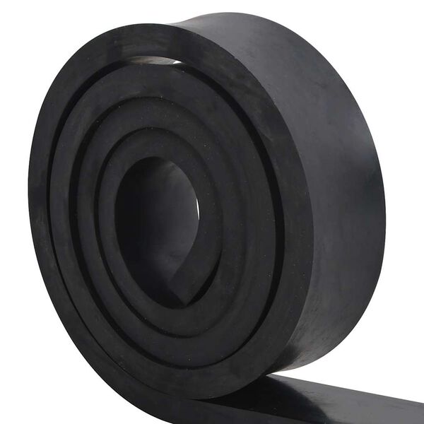 vidaXL Borde de goma para quitanieves negro 300x8x2 cm