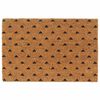 vidaXL Felpudo de fibra de coco copetuda 40x60 cm