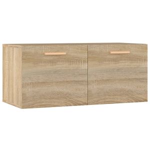 vidaXL Armario de pared madera ingenier&iacute;a roble Sonoma 80x35x36,5 cm