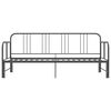 vidaXL Estructura sofá cama extraíble sin colchón metal gris 90x200 cm