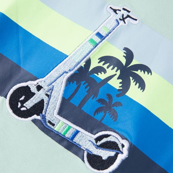 Camiseta infantil verde menta claro 128