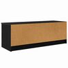 vidaXL Gabinete de TV Roble Negro 102 x 35 x 36,5 cm