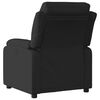 vidaXL Sill&oacute;n reclinable de tela negra