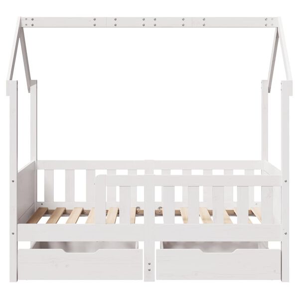 vidaXL Estructura de cama infantil con cajones madera de pino 80x170cm