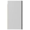 vidaXL Armario colgante cocina &ldquo;Lyon&rdquo; contrachapada gris brillo