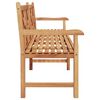 vidaXL Banco Marr&oacute;n 228 x 60 x 90 cm Madera de teca maciza
