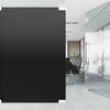 vidaXL L&aacute;minas de ventana esmerilada 3 uds PVC negro