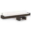 vidaXL Juego de muebles de jard&iacute;n 6 piezas rat&aacute;n sint&eacute;tico marr&oacute;n