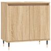 vidaXL Armario de ba&ntilde;o madera de ingenier&iacute;a roble Sonoma 58x33x60 cm