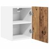 vidaXL Mueble colgante con puerta 2 pcs Madera Vieja y 30 x 31 x 40 cm