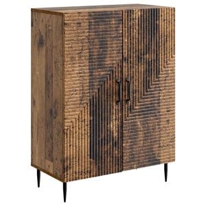 vidaXL Aparador Madera envejecida 66 x 34,5 x 89,5 cm