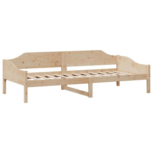 vidaXL Estructura de cama sin colchón madera maciza de pino 90x200 cm