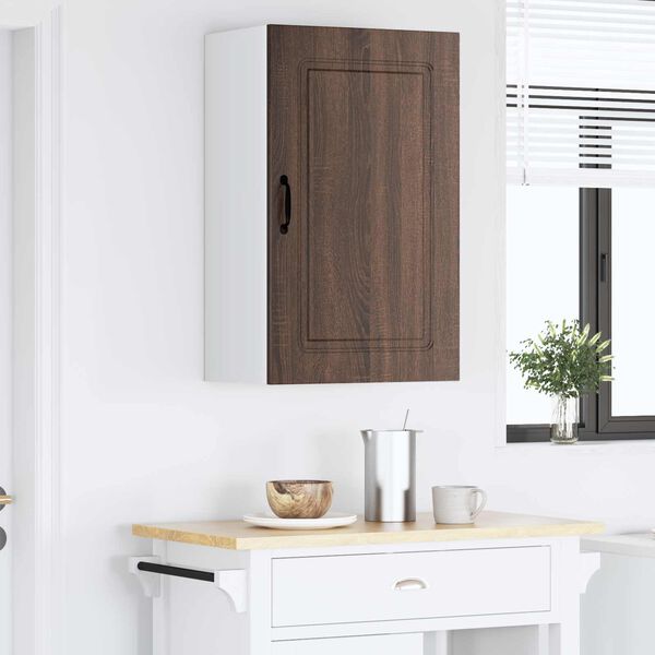 vidaXL Mueble de Cocina Kalmar Roble Marr&oacute;n 50 x 31 x 80 cm