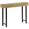 vidaXL Mesa consola de madera maciza de mango 102x30x79 cm