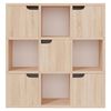 vidaXL Estanter&iacute;a de madera de ingenier&iacute;a roble Sonoma 88,5x27,5x88 cm
