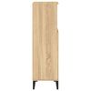 vidaXL Armario de ba&ntilde;o madera contrachapada roble Sonoma 30x30x100 cm