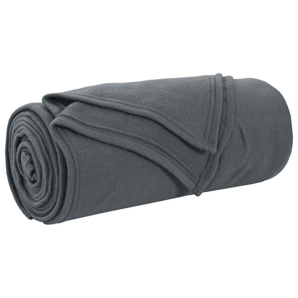 vidaXL Mantitas de Sof&aacute; 24 pcs Gris oscuro 270 x 240 cm Lana