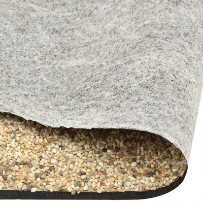 vidaXL Revestimiento de piedra color arena natural 600x100 cm