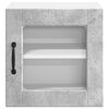 vidaXL Mueble de Cocina con puerta 2 pcs Gris Concreto 40 x 31 x 40 cm