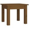 vidaXL Mesa de centro madera maciza de pino marr&oacute;n miel 35x35x30 cm