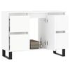vidaXL Mueble de ba&ntilde;o madera de ingenier&iacute;a blanco 80x33x60 cm