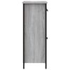 vidaXL Aparador de madera de ingeniería gris Sonoma 70x30x80 cm