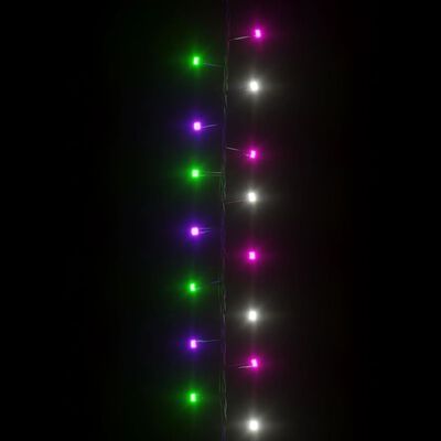 vidaXL Tira de luces compacta con 2000 LED PVC pastel multicolor 45 m