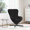 vidaXL Sill&oacute;n huevo Negro 63 x 73 x 90 cm Terciopelo