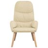 vidaXL Sill&oacute;n de relax de tela crema