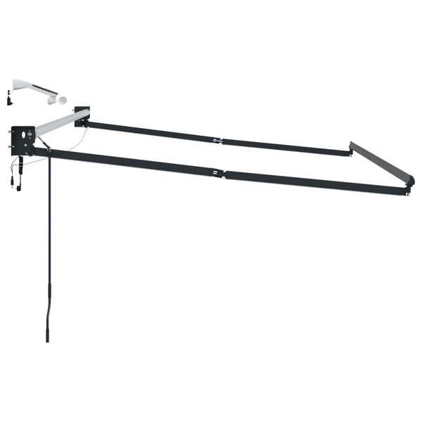 vidaXL Estructura de toldo retr&aacute;ctil el&eacute;ctrico Antracita 2,5 x 2 m