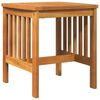 vidaXL Mesa lateral Aceite Natural Madera de Acacia S&oacute;lida