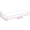 vidaXL Estante flotante de pared 4 uds MDF blanco brillo 60x23,5x3,8cm