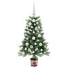 vidaXL &Aacute;rbol de Navidad con 150 LED con soporte Verde 90 cm PE