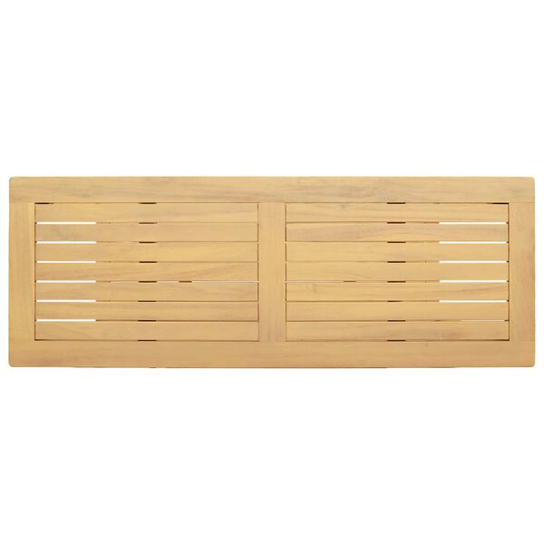 vidaXL Mesa consola de jard&iacute;n madera maciza de acacia 110x40x75 cm
