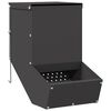vidaXL Comedero para Conejos Negro 17,5 x 26 x 28,5 cm 1,5 kg
