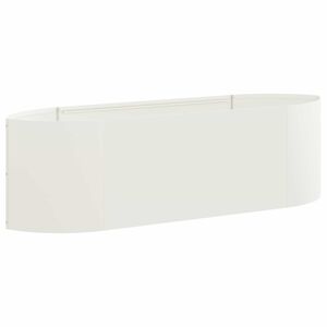 vidaXL Cama de Jard&iacute;n Elevada Blanco 140 x 40 x 40 cm Acero