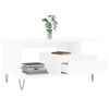vidaXL Mesa de centro madera contrachapada blanca 90x49x45 cm